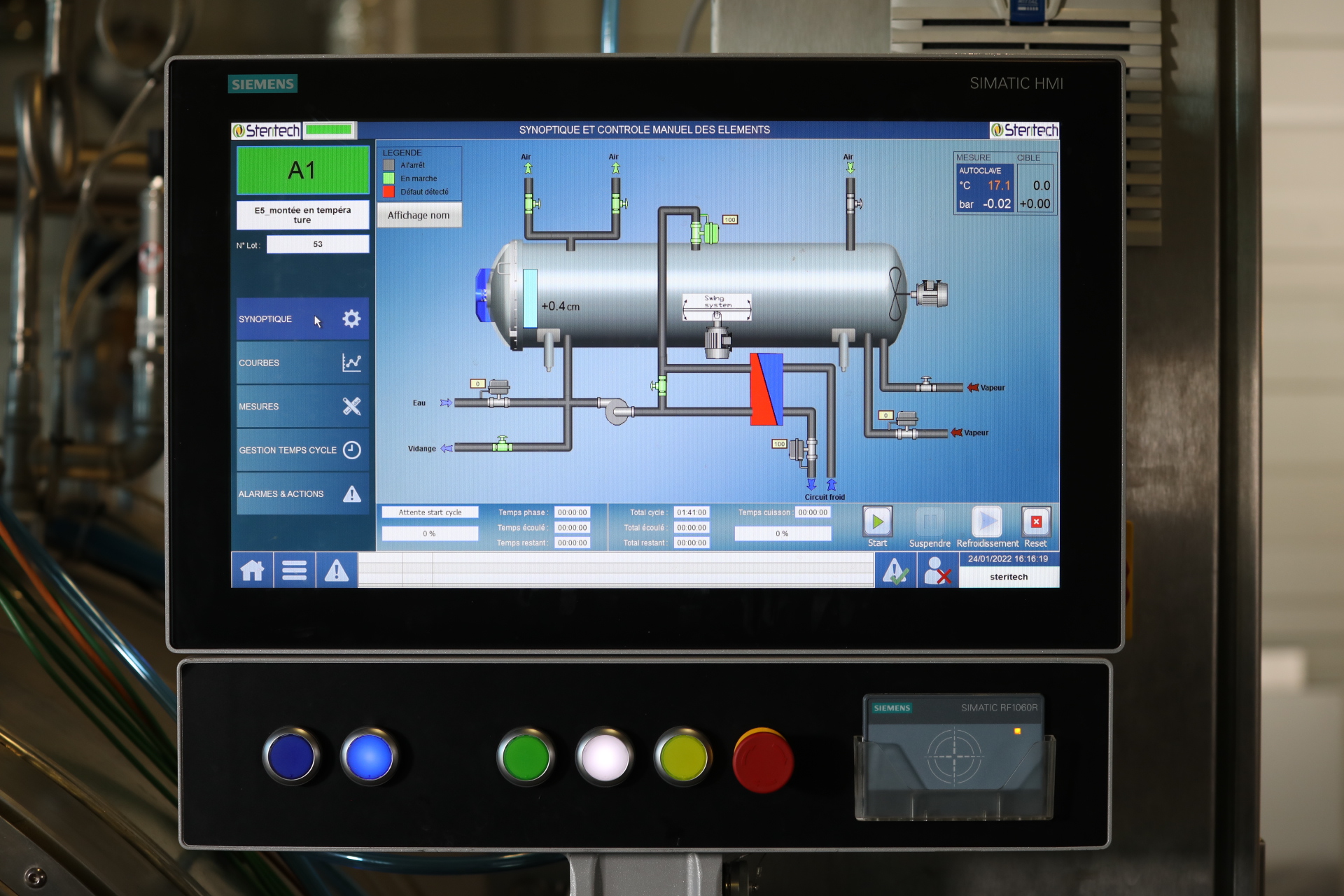 Stérilisation en autoclave Air-Vapeur - STERITECH